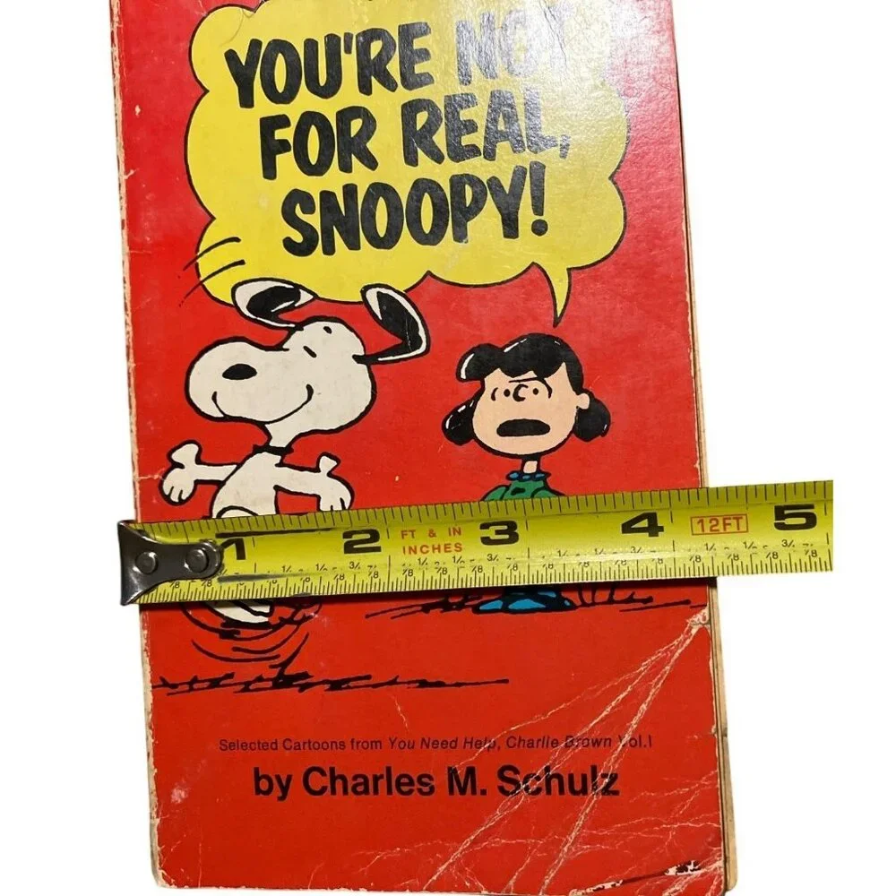 Youre Not For Real Snoopy! Book By Charles M. Schulz Cartoons 1971 Vol. 1 - Picture 14 of 14